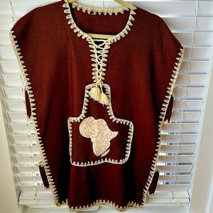 Men’s African Tunic (Large) Brown